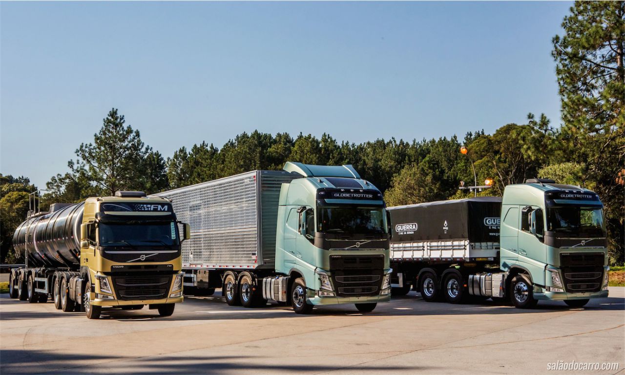 Volvo celebra os 10 anos do FMX, um caminhão para condições extremas