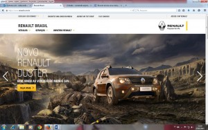 Novo site Renault 2015