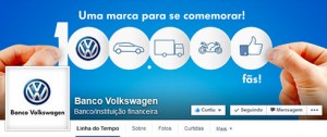 Banco Volkswagen conquista 100 mil fãs no Facebook