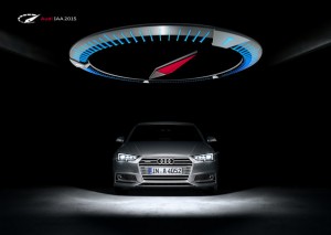 Audi is once again displaying bold exhibition architecture at the IAA International Motor Show. Placing the latest edition of Audi’s bestselling model in its center, the architectural showcase will provide spectacular staging for the new Audi A4.