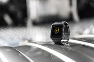 Scania Watch is the new wearable for drivers Södertälje, Sweden Photo: Kjell Olausson 2014