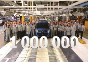 1 milhão de unidades do Kangoo produzidas na fábrica da Renault em Maubeuge