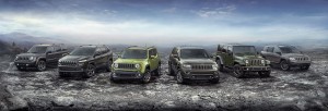 2016 Jeep® 75th Anniversary edition complete model lineup