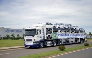 Hyundai Motor Brasil começa a exportar