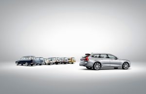 Volvo V90 and a historical line-up of Volvo estate models