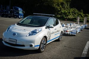 Nissan testa reboque autônomo no Japão